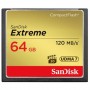 Cartão de Memória Compact Flash CF 64GB Sandisk Extreme 120MB/s