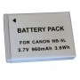 2 baterias NB-5L para Canon  Digital Ixus 800 IS, POWERSHOT SD900