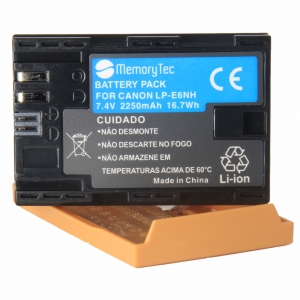 Bateria PLUS LP-E6NH para câmera digital e filmadora Canon EOS Digital 5D Mark II, EOS 60D, EOS Digital 7D