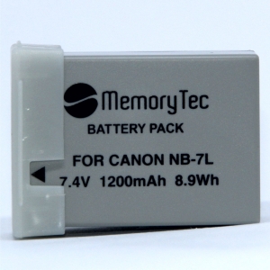Bateria NB-7L 1200mAh para câmera digital e filmadora Canon Powershot G10