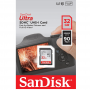 Cartão de memória SDHC 32GB Sandisk  Ultra Classe 10 90MB/s