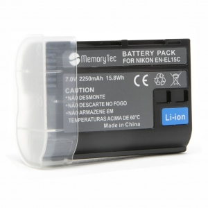 Kit 1 Bateria EN-EL15C PRO + Carregador Duplo para Nikon