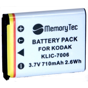 Kit 1 Bateria Klic-7006 + Carregador Duplo para Kodak, Fujifilm, Olympus entre outras