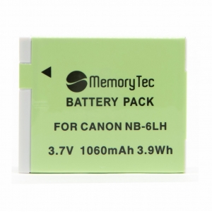 Kit 1 bateria NB-6LH + Carregador Duplo para Canon