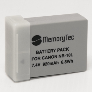 Kit 2 baterias NB-10L + carregador para Canon G1X, SX40, SX40HS