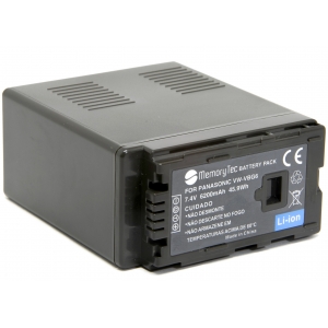 Kit 2 baterias Vw-vbg6 Para Panasonic Ag-hmc40 Hmc70 Hmc80 Hmc150 Ag-ac7