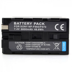 Kit 4 baterias NP-F970 + Carregador Duplo para Sony