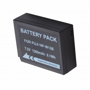 Kit Adaptador Fonte +  Bateria NP-W126 Para Fuji