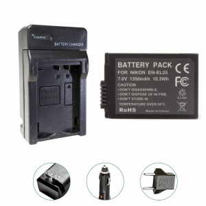 Kit Bateria EN-EL25 + Carregador NIKON Z50 Z 50