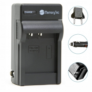 Kit Bateria NP-BG1/FG1 + carregador para câmera digital e filmadora Sony Cyber-shot DSC-H10, DSC-W100, DSC-T20