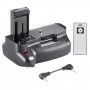 Kit Battery Grip 100DH Para Canon EOS Rebel  SL1 + 2 Baterias LP-E12 + Carregador Duplo