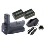 Kit Battery Grip VG-C1EM + 2 baterias NP-FW50 + carregador para Sony