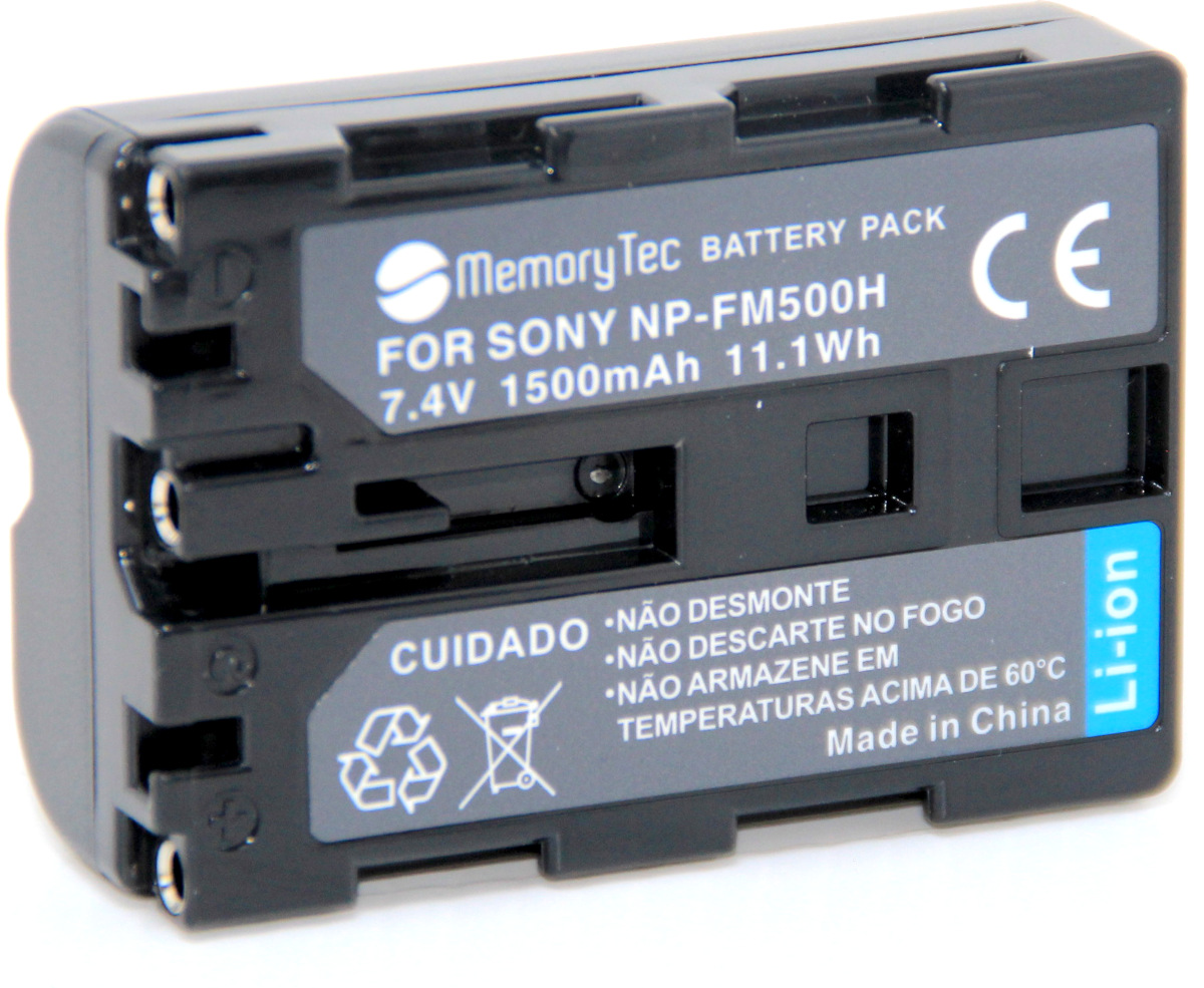 Bateria NP-FM500H para câmera digital Sony Alpha SLT-A65, SLT-A57, SLT-A77, DSLR-A580, DSLR-A900