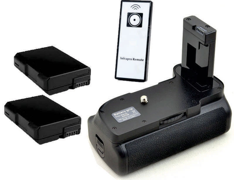 Battery Grip MB-D5100 para Nikon D5100 D5200 + 2 baterias EN-EL14