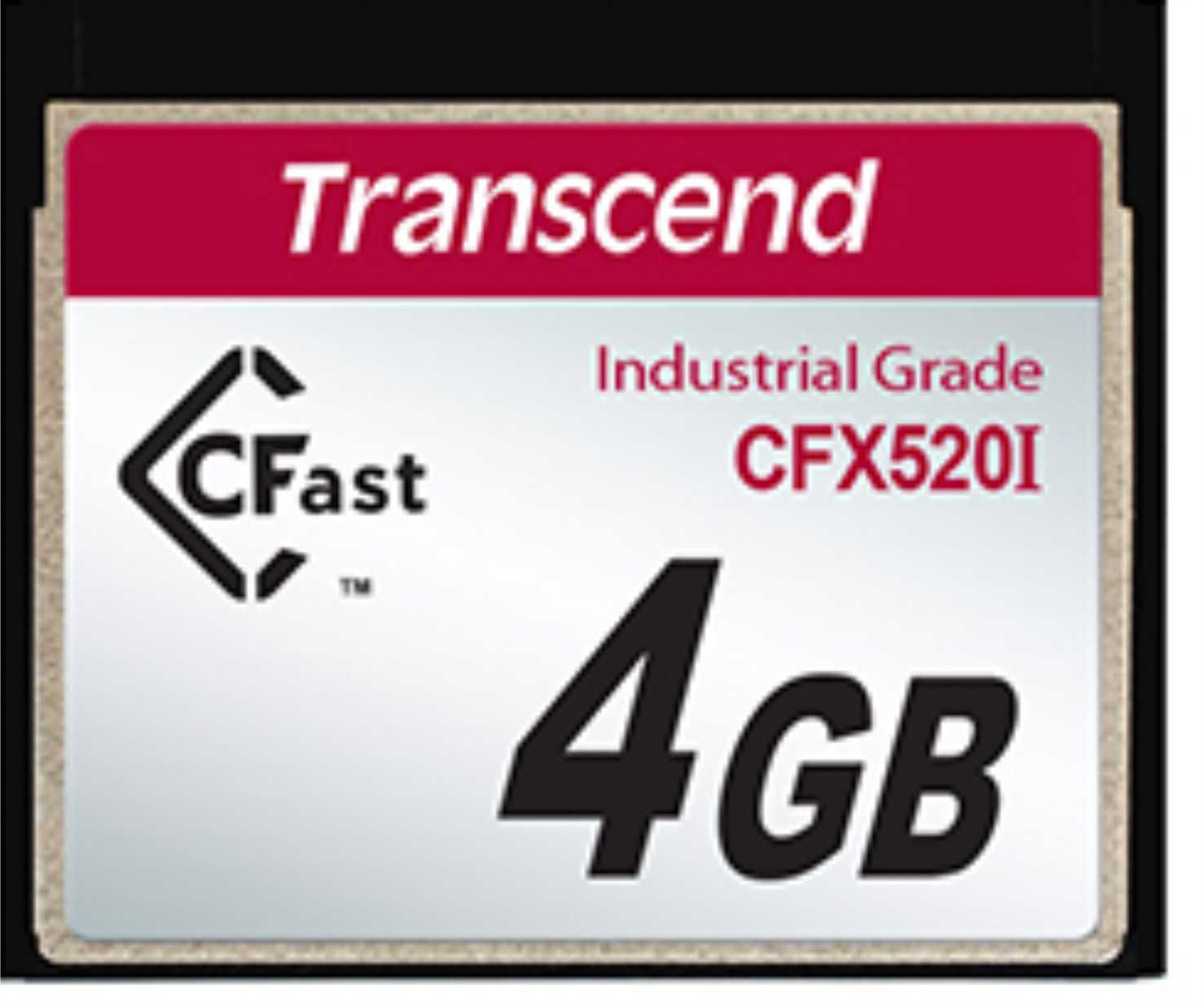 Cartão de memória INDUST TEMP CFAST CARD 4GB TS4GCFX520I 520x Industrial Grade