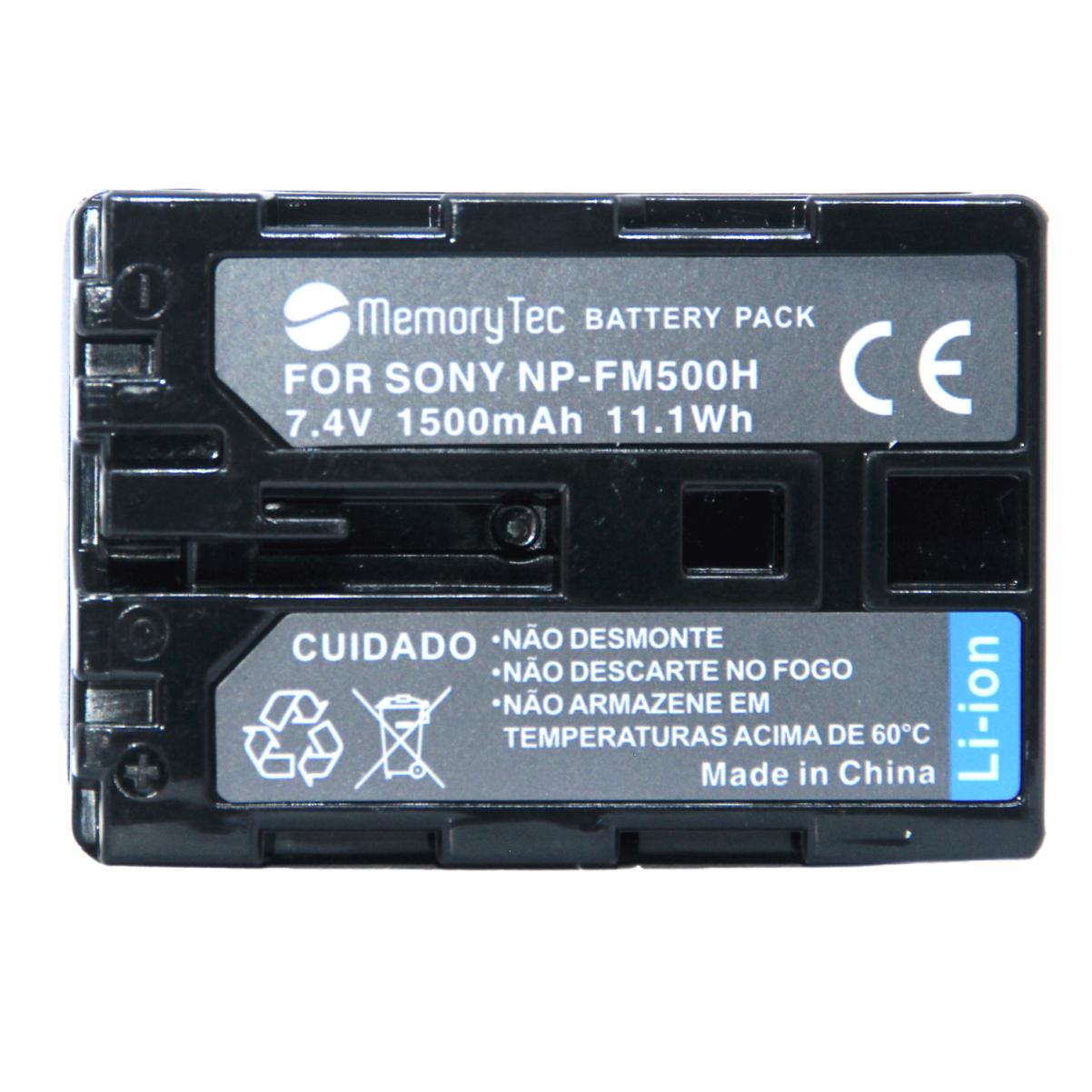 Kit 1 Bateria NP-FM500H  + Carregador para câmeras Sony