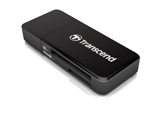Leitor de cartão USB Transcend compacto F5 USB 3.1