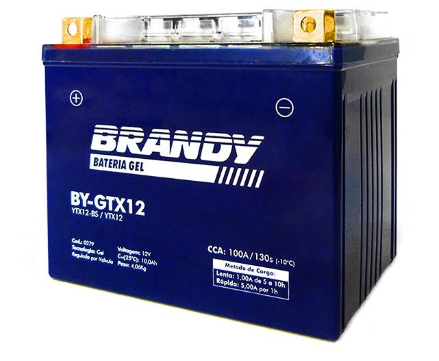 BATERIA NANOGEL 12AMP BY GTX12 BRANDY BANDIT1200/DL650V-STROM