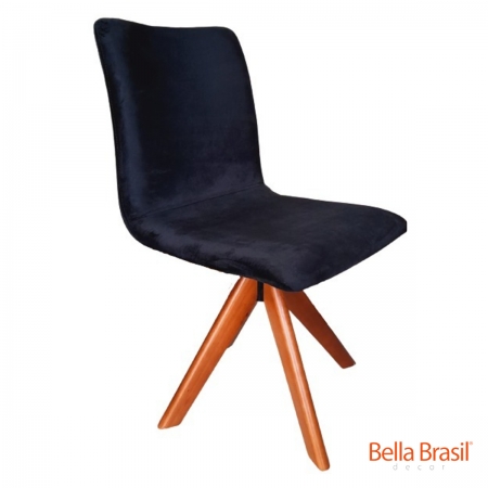Cadeira Star com Base Florest Giratória - Bella Brasil Decor