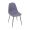 Cadeira Eames Dover Em Linho Com Base Metal Preta