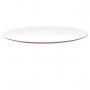 Mesa de Jantar Cone Redonda Cimento Queimado Fosco - 0,80cm a 1,60cm | Bella Brasil Decor