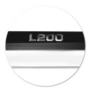 Estribo Lateral L200 Sport Outdoor 2004 a 2012 Alumínio Preto A4