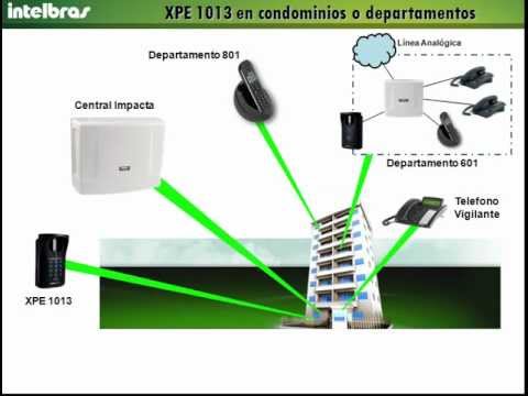 Porteiro eletrônico universal de 13 teclas intelbras XPE 1013 PLUS - JS Soluções em Segurança