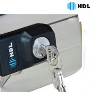 Fechadura Elétrica HDL C-90 Dupla Inox  abre para dentro Código:  90.01.03.028 - JS Soluções em Segurança