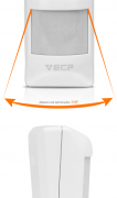 Sensor Infravermelho IVP para Alarmes Visory RF Sem Fio Saw ECP - JS Soluções em Segurança