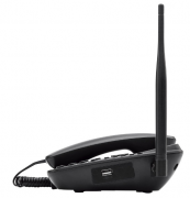 Telefone Celular Fixo Rural Intelbras 3G CF 6031 Preto - JS Soluções em Segurança