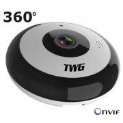 Câmera Panorâmica WiFi 360º Fisheyes 2.0 Megapixels audio Bi-Direcional Full HD 1080p TW-9225 FY
