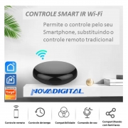 Controle Infravermelho WiFi Automação Casa inteligente controle tudo pelo Smartphone - JS Soluções em Segurança