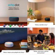 Echo Dot (3ª Geração): Smart Speaker com Alexa - Cor Preta - JS Soluções em Segurança