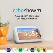 Echo Show 5 - Smart Speaker com tela de 5,5" e Alexa - cor branca