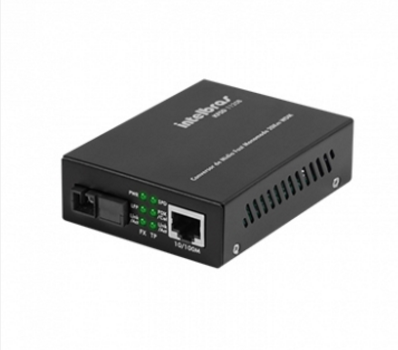 Conversor de Mídia Fast Ethernet Monomodo 20 km intelbras KFSD 1120 A  - JS Soluções em Segurança