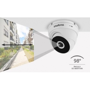 Câmera de segurança Dome Multi-HD 4X1 IP67 98° IR 30mts HD 720p Intelbras VHD 3130 D G7