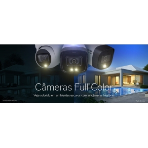 Câmera dome Multi HD HDCVI, AHD-M, HDTVI e Analógico 2.8mm 20mts 109º 1080p VHD 1220 D Full Color G7