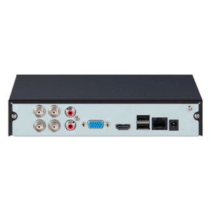 Gravador de vídeo 4 canais BNC + 1 canal IP  HDCVI + AHD + HDTVI + IP H.265+ Full HD Intelbras MHDX 1004-C