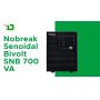 Nobreak senoidal 6 tomadas 8 níveis de proteção Bivolt entrada / Saida 120V Intelbras SNB 700 VA BI
