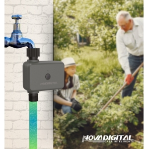 Válvula de água Inteligente Zigbee IP55 Google e Alexa Novadigital