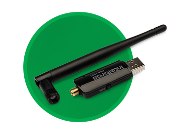 Adaptador USB Wireless N300 C/ Antena Externa IWA 3001 INTELBRAS  - JS Soluções em Segurança