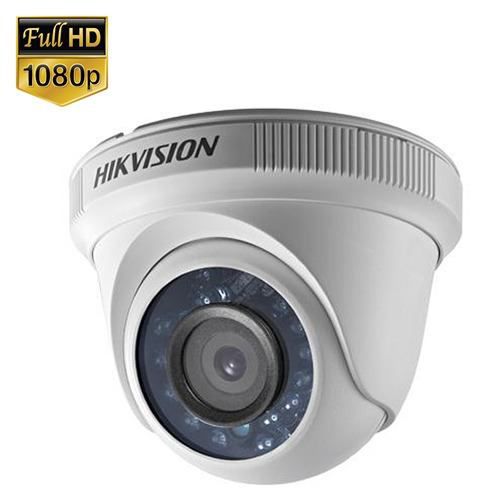 Câmera dome infra HD-TVI Turbo 1/2.7 2.8mm grande angular Hikvision Full HD 1080p  - JS Soluções em Segurança