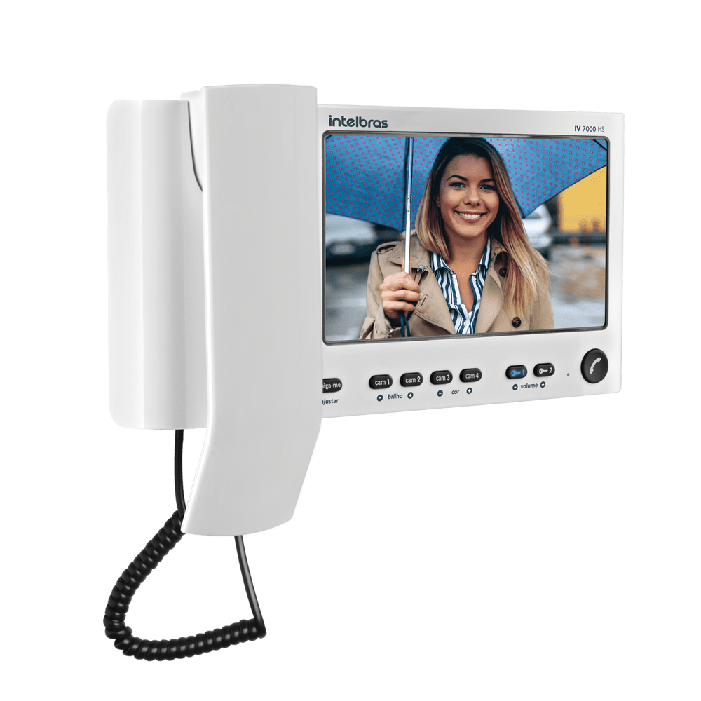 Módulo Interno monitor Videoporteiro Intelbras IV 7000 HS IN 4520008  - JS Soluções em Segurança
