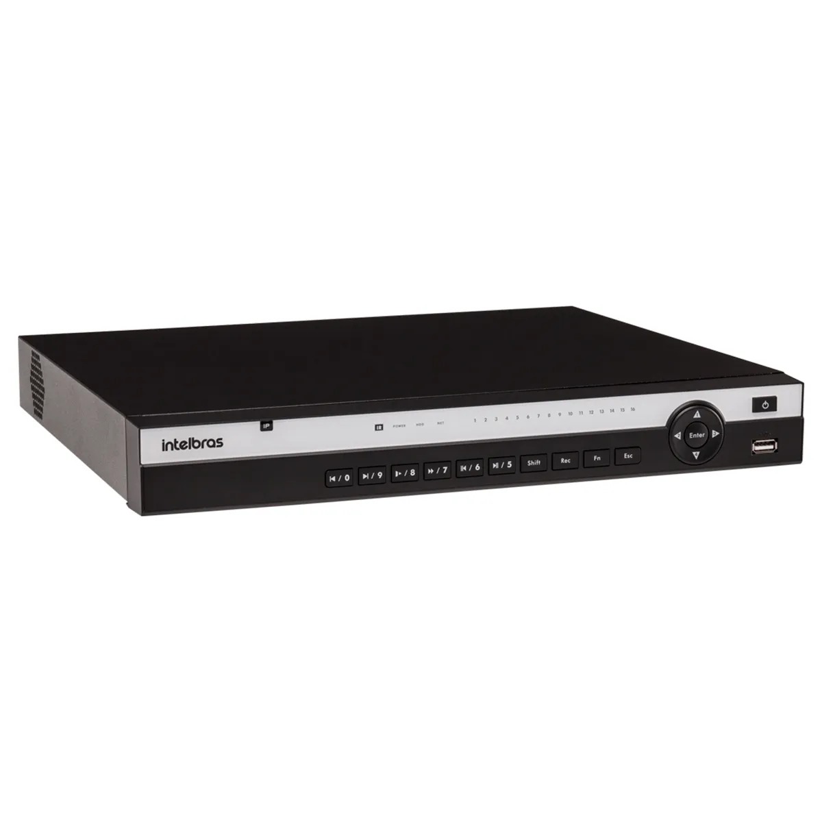 NVD gravador 16 canais de vídeo IP Intelbras NVD 3316- Plus Ultra HD 4K