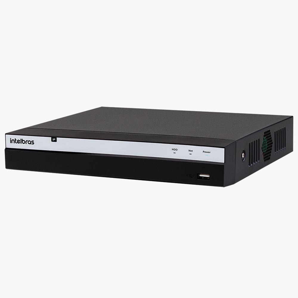 NVD gravador 16 canais de vídeo IP Intelbras NVD 3316 Ultra HD 4K - JS Soluções em Segurança