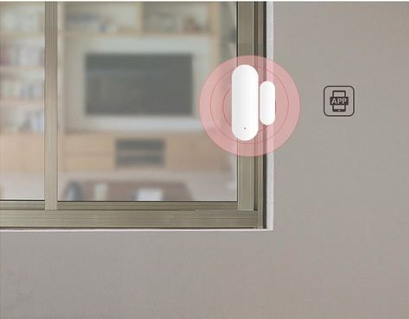 Sensor Magnético porta e janela Wi-Fi Novadigital By Tuya - JS Soluções em Segurança
