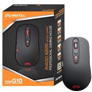Mouse Gamer Profissional Maxtill Tron G10 4000 Dpi 7 Botões
