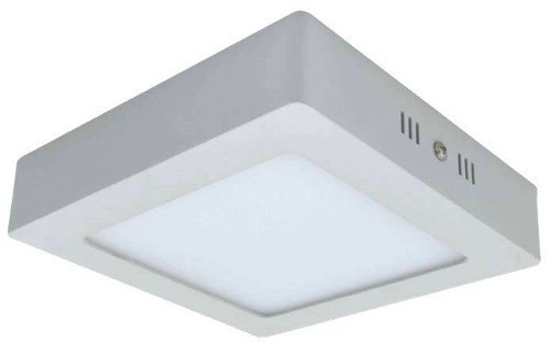 Painel Plafon Quadrado Luminária Sobrepor Led 18w Bivolt Branco Quente  - RPC-COMMERCE