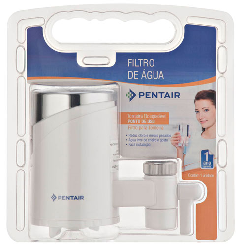 Filtro Purificador Água p/ Torneira Portátil Pentair Inmetro   - RPC-COMMERCE