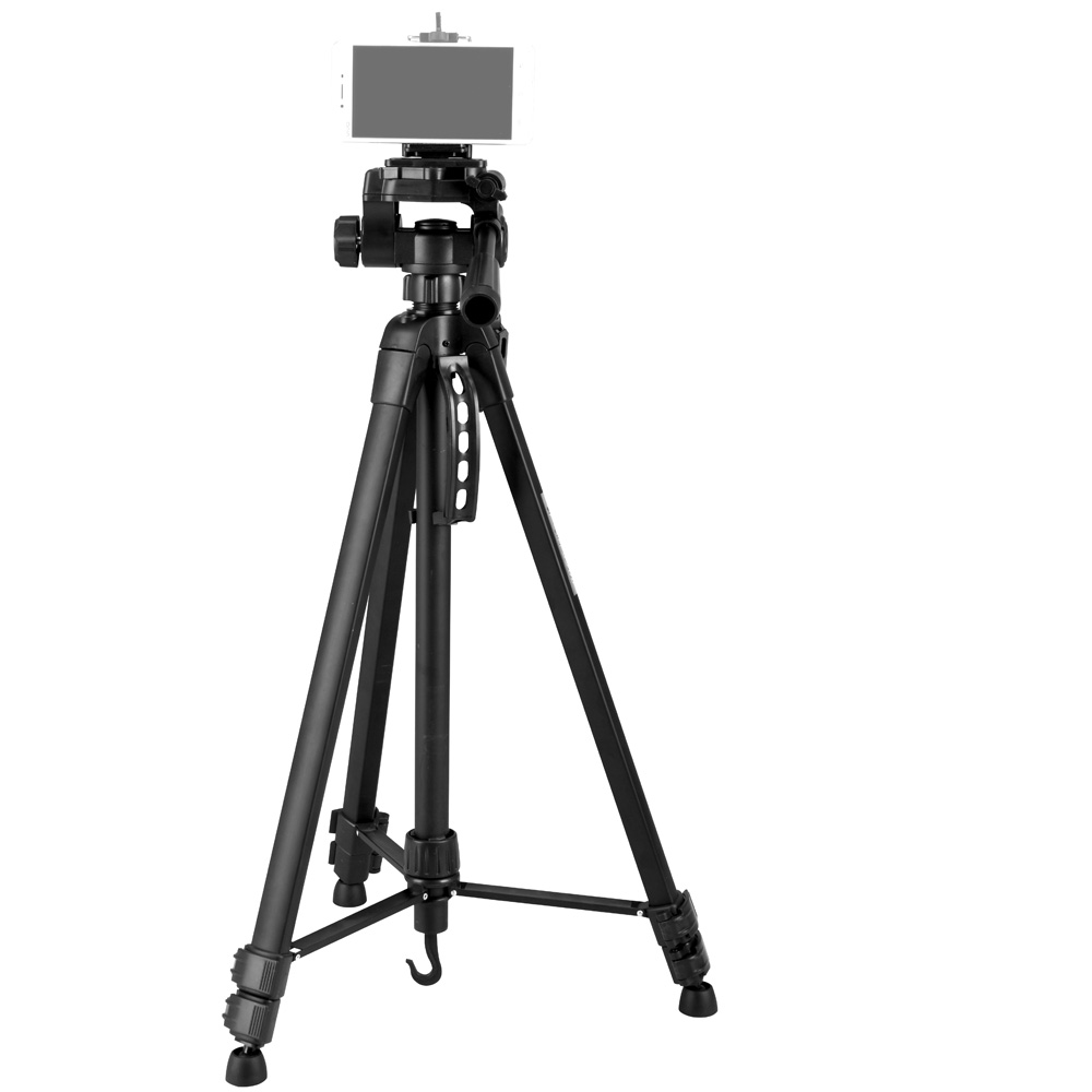Tripé Profissíonal câmera DSLR smartphone filmadora de alumínio 1.4 m